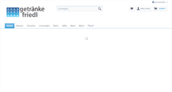 Desktop Screenshot of getraenkefriedl.de
